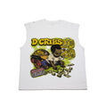 D-Cribs Born to Create Sleeveless White T-Shirt