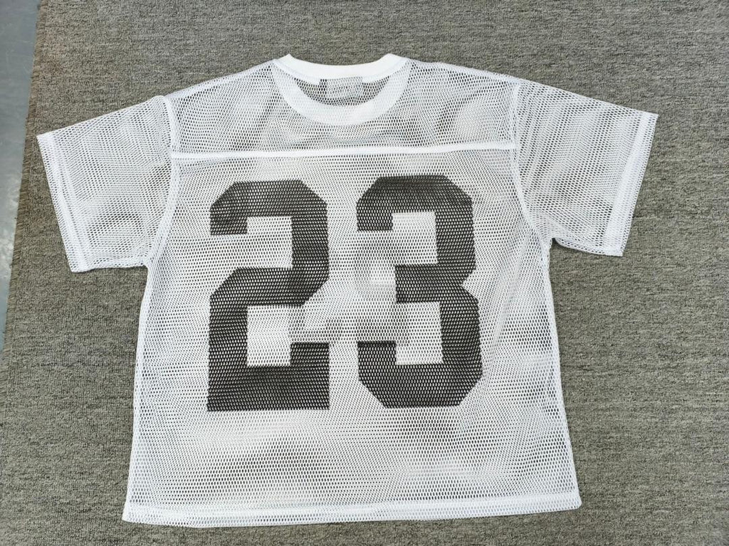 D-Cribs Netted Jersey white