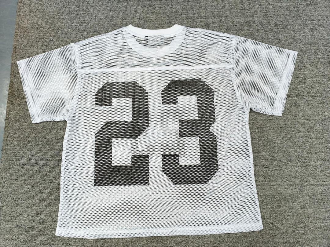 D-Cribs Netted Jersey white
